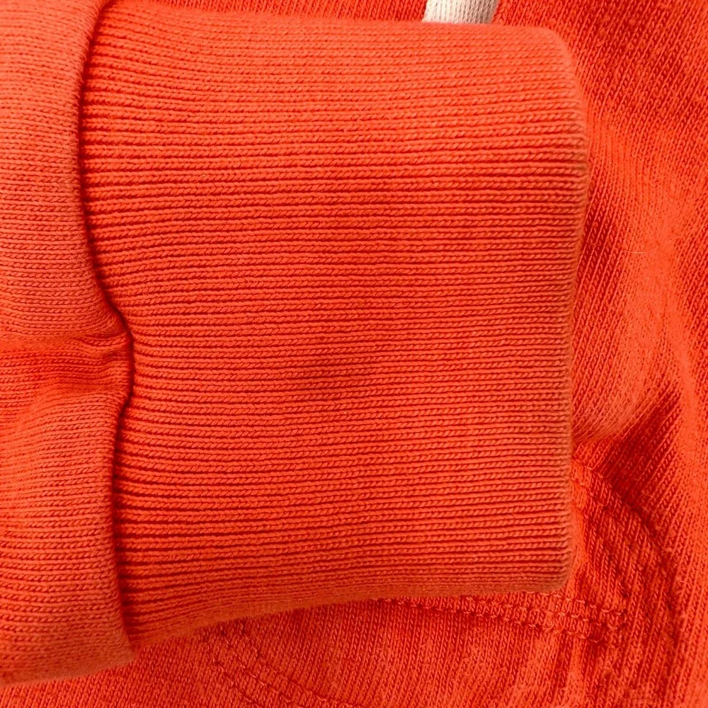 Polo Ralph Lauren Shirt Mens Large Orange Pony Logo Classic Elbow Patch Collared
